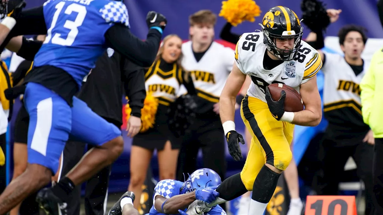 Iowa tight end Luke Lachey linked to Vikings as college player to watch