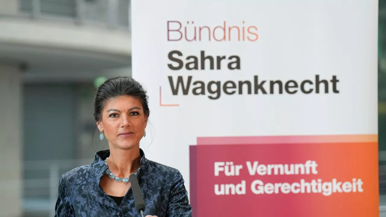 Urnengang in Sachsen und Thüringen: Wagenknecht beharrt auf Kooperation mit CDU nach Landtagswahlen