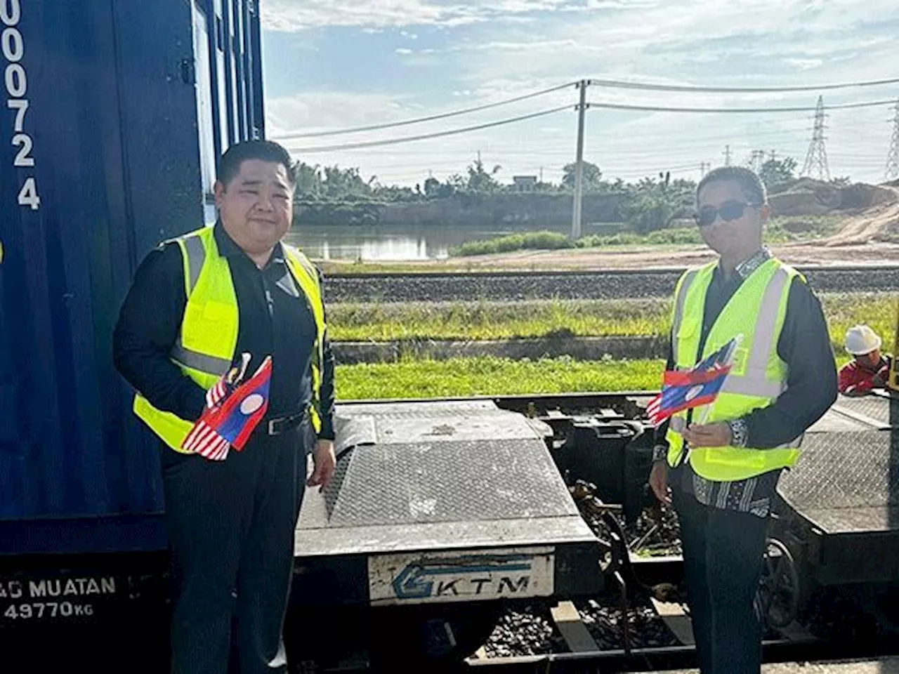 Asean Express Freight Train arrives Laos with KTMB’s Rolling Stock, boosting regional trade