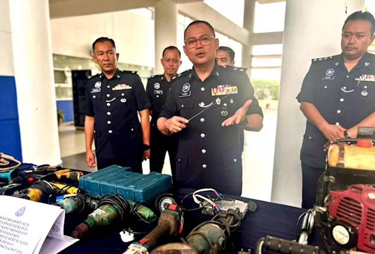 Cops cripple syndicate stealing cables, tools in Kota Tinggi