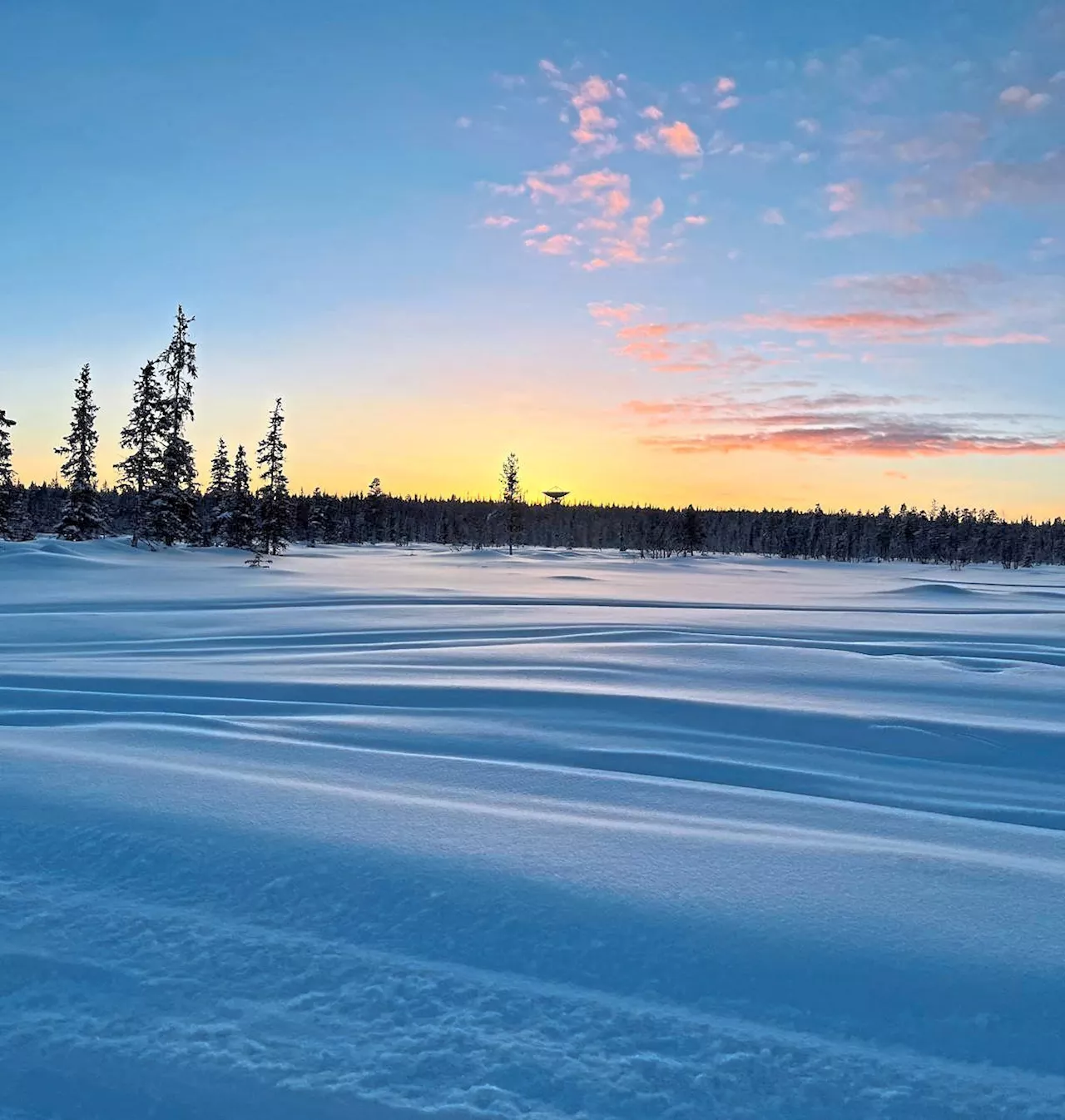 Malaysian family experienced a white Christmas in the Arctic Circle