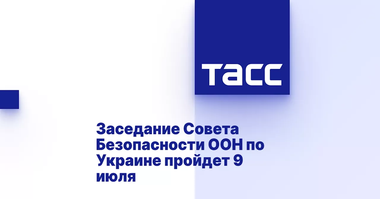 Заседание Совета Безопасности ООН по Украине пройдет 9 июля