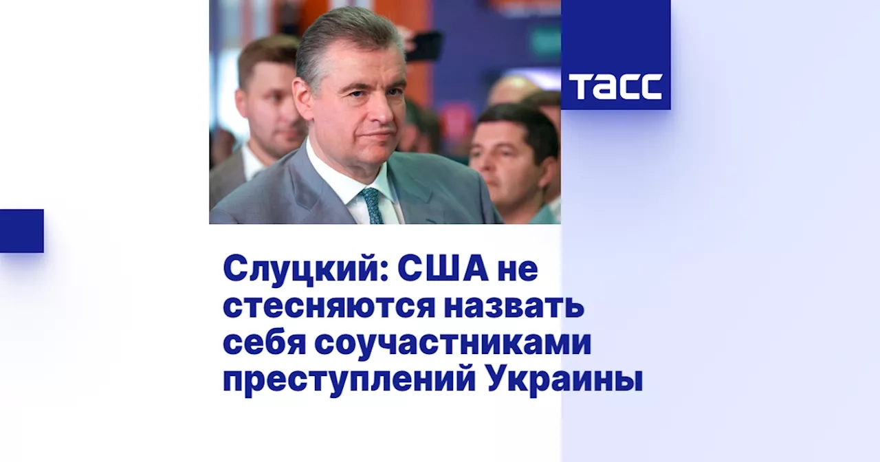 Слуцкий: США не стесняются назвать себя соучастниками преступлений Украины