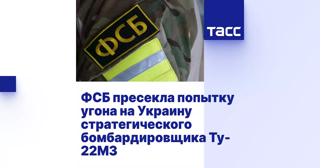 ФСБ пресекла попытку угона на Украину стратегического бомбардировщика Ту-22М3