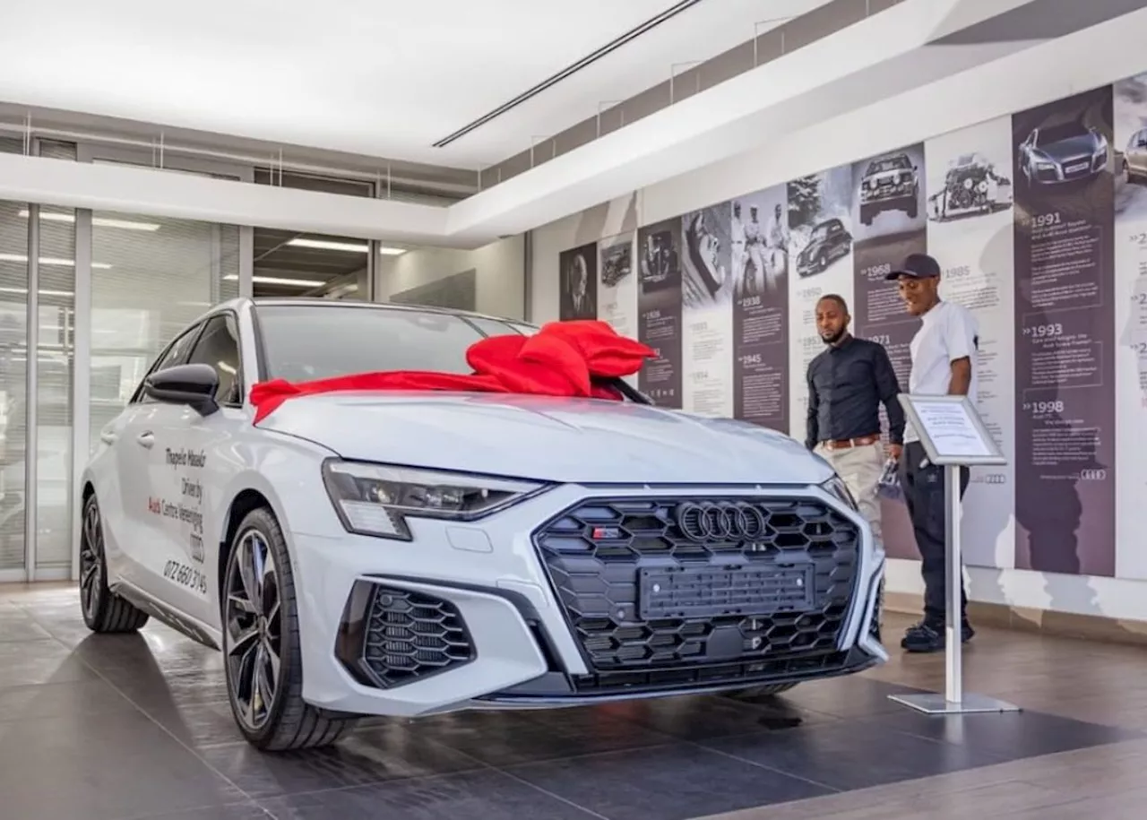 R1 million car given to Sundowns star by Audi