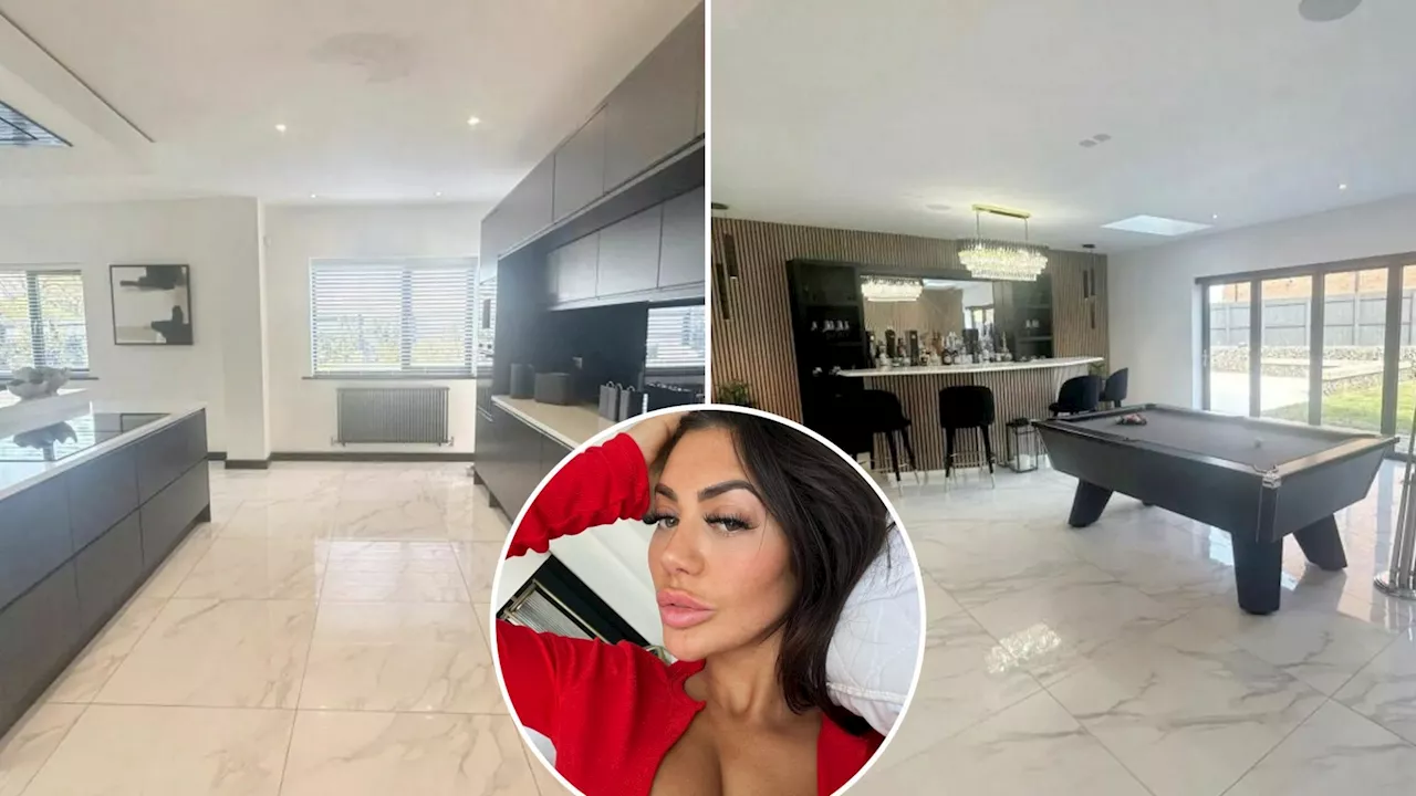 Inside Geordie Shore star Chloe Ferry’s £1.3m mansion with cinema room, bar and games room as she puts it u...