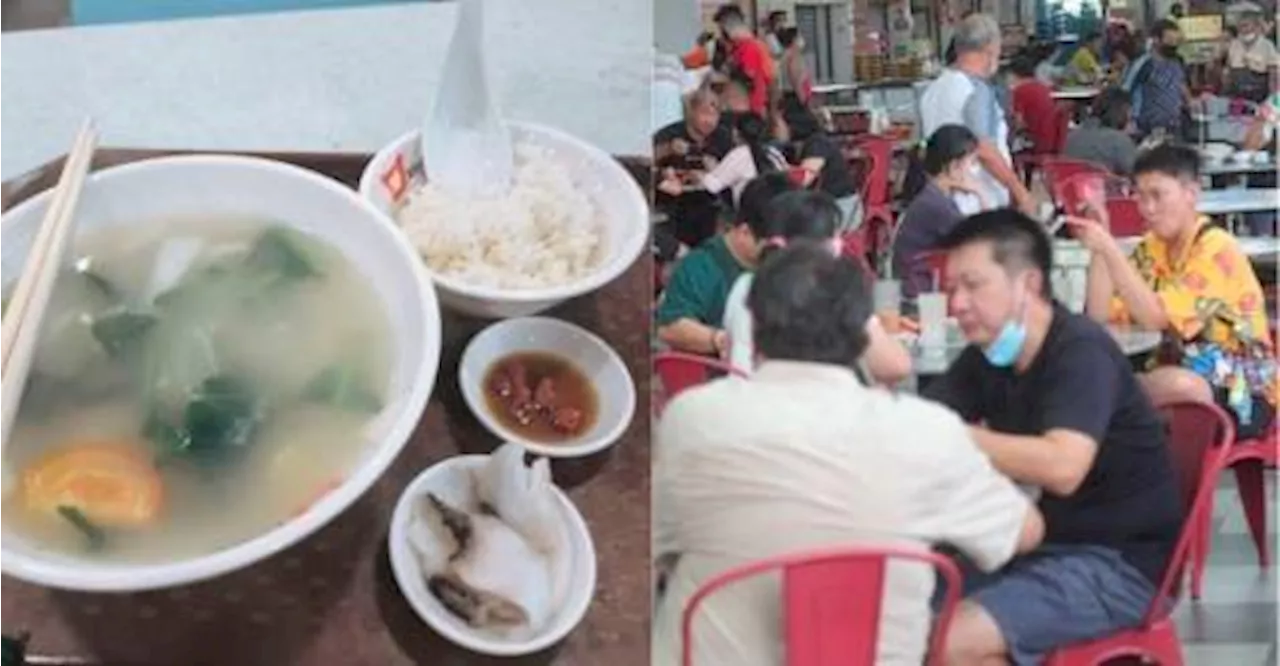 SG eatery charges RM17 for fish soup with meagre toppings