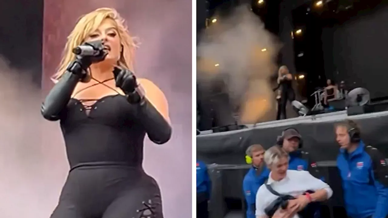 Bebe Rexha Has Showdown with Another Object Thrower During Norway Gig