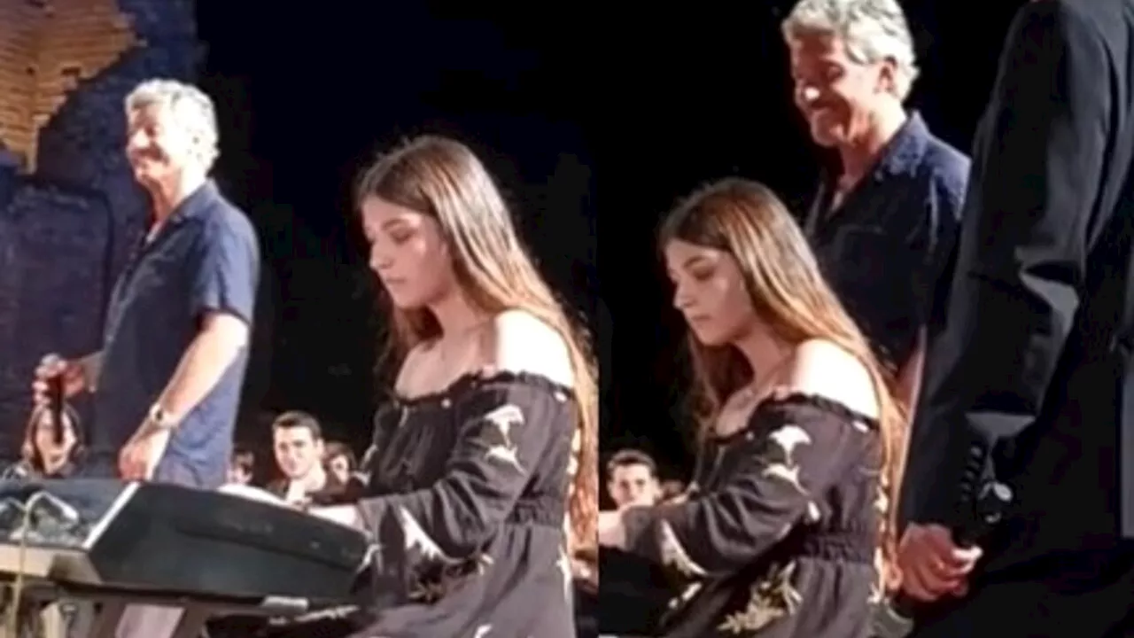 La figlia di Fiorello debutta al Teatro Antico di Taormina, non mancano le polemiche: il video