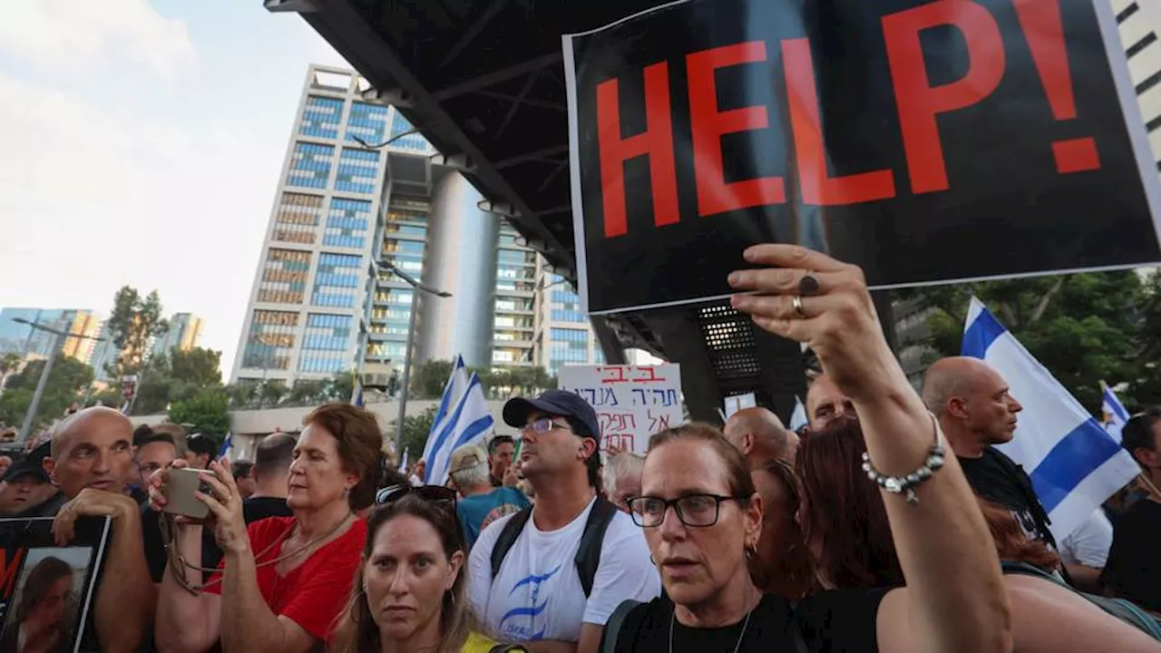 'Enough is enough': Israeli protesters demand Gaza truce, hostage deal