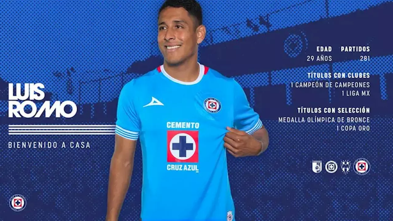 Oficial: Luis Romo se convierte nuevamente en futbolista de Cruz Azul