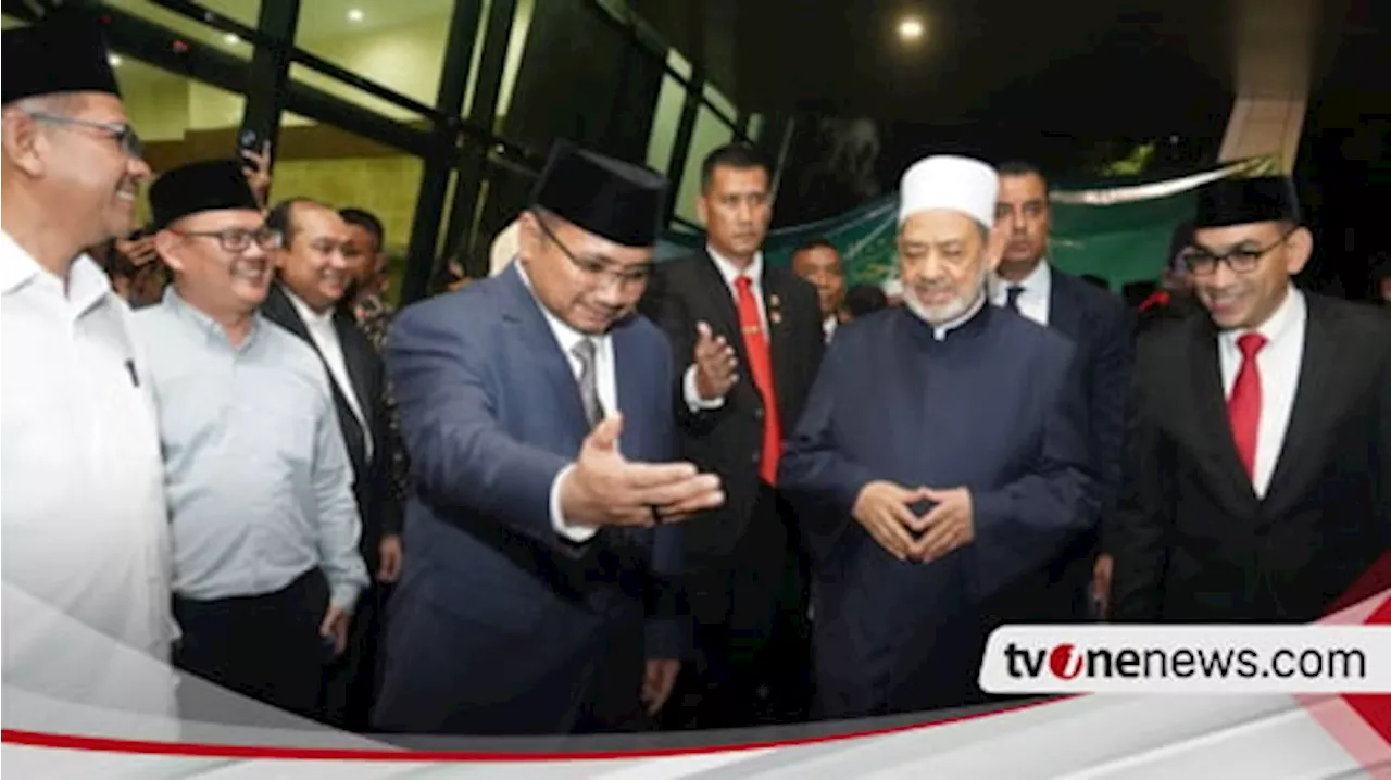 Grand Syekh Al Azhar Datang ke Indonesia, Menag: Kunjungan Penuh Makna bagi Indonesia