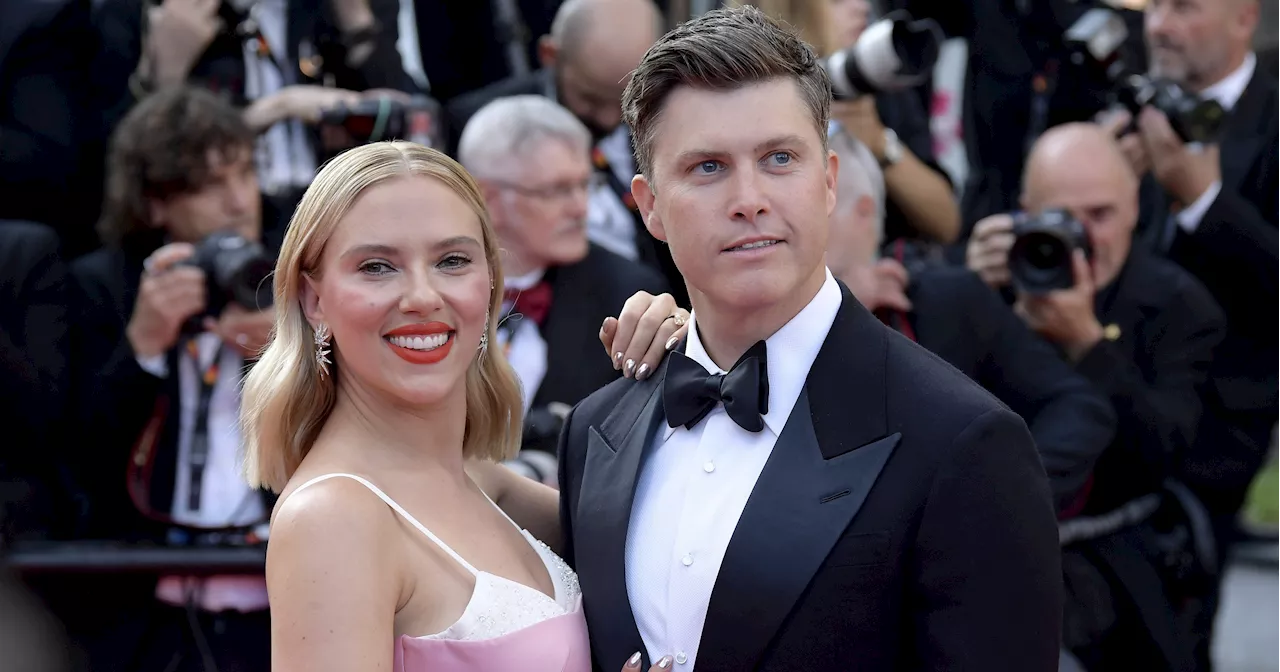 Scarlett Johansson Can't Believe Colin Jost's Olympics Gig in Tahiti