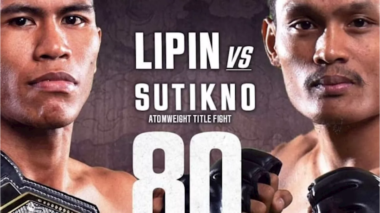 One Pride MMA 80: Lipin Sitorus Tantang Sutikno dalam Perebutan Gelar Kelas Atom