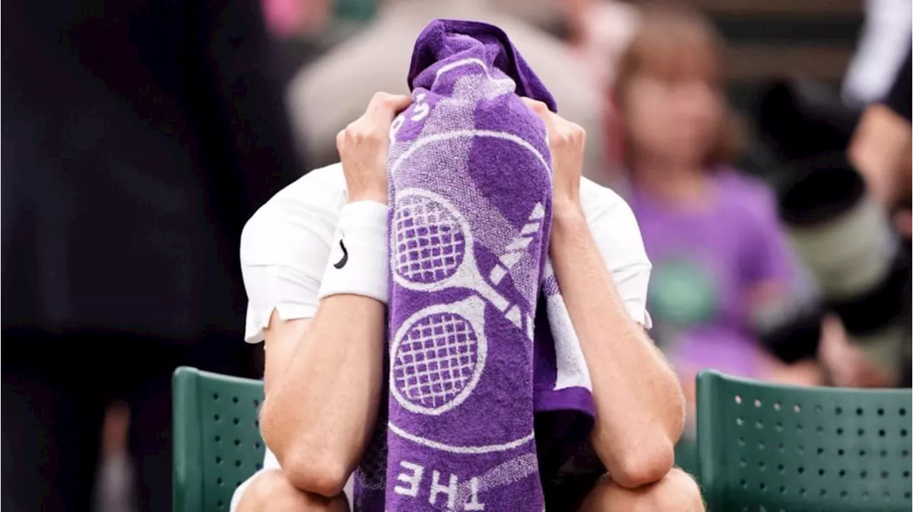 Distressing scenes at Wimbledon as Jannik Sinner suffers health scare during match with Daniil Medvedev