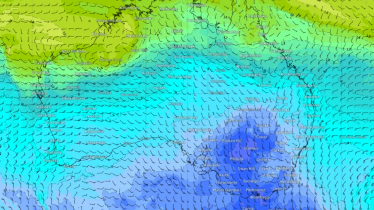 Weather forecast predicts Antarctic cold snap to bring chilly conditions this weekend