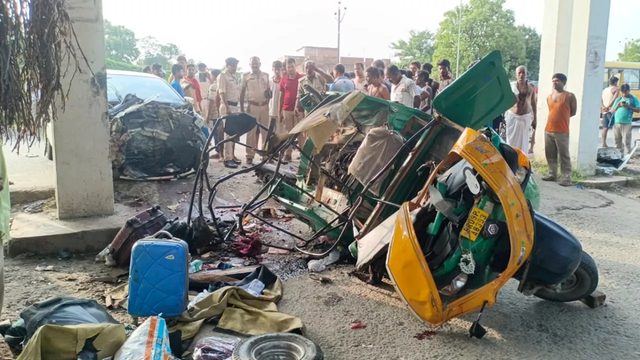 बिहार के बेगूसराय में भीषण सड़क हादसा, ऑटो-कार की टक्कर में 5 लोगों की मौत