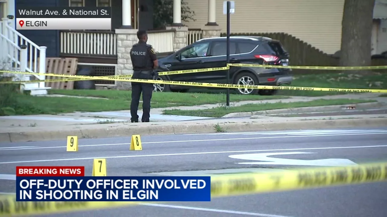 Off-duty police officer involved in Elgin shooting, officials say