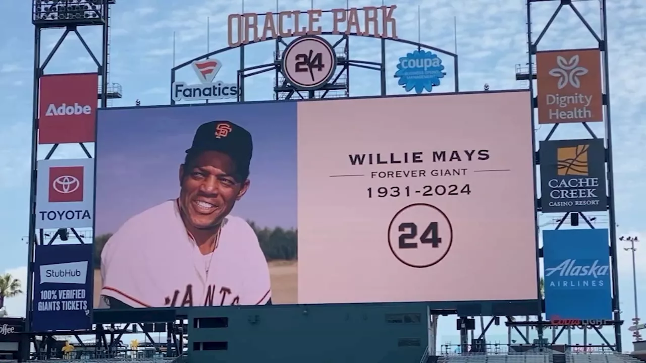 Late Hall of Famer Willie Mays receives final military honors for his U.S. Army service