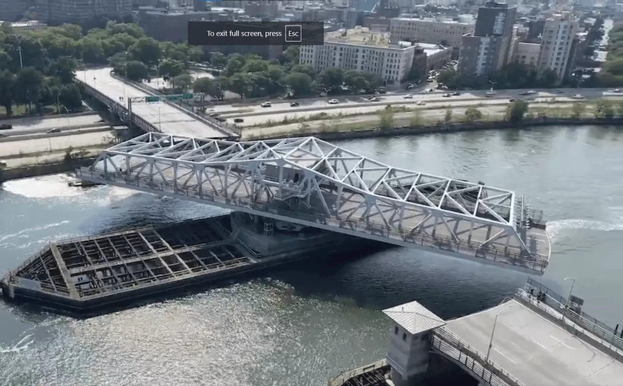 Third Avenue Bridge over Harlem River gets stuck after steel expands in oppressive heat