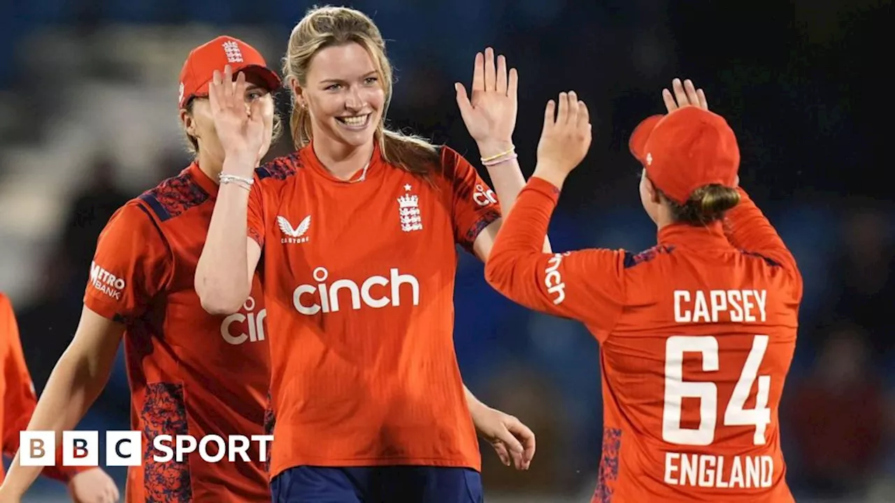 England vs New Zealand: Hosts win rain-affected second T20 at Hove