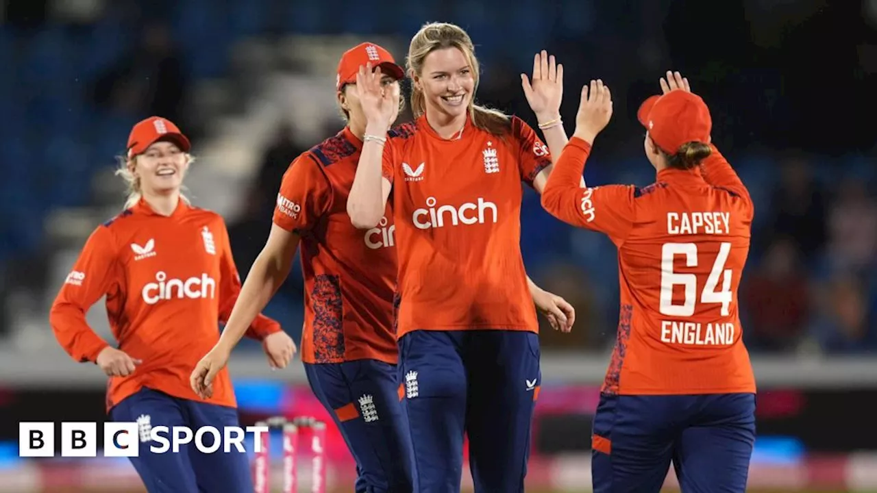 England vs New Zealand: Hosts win rain-affected second T20 at Hove