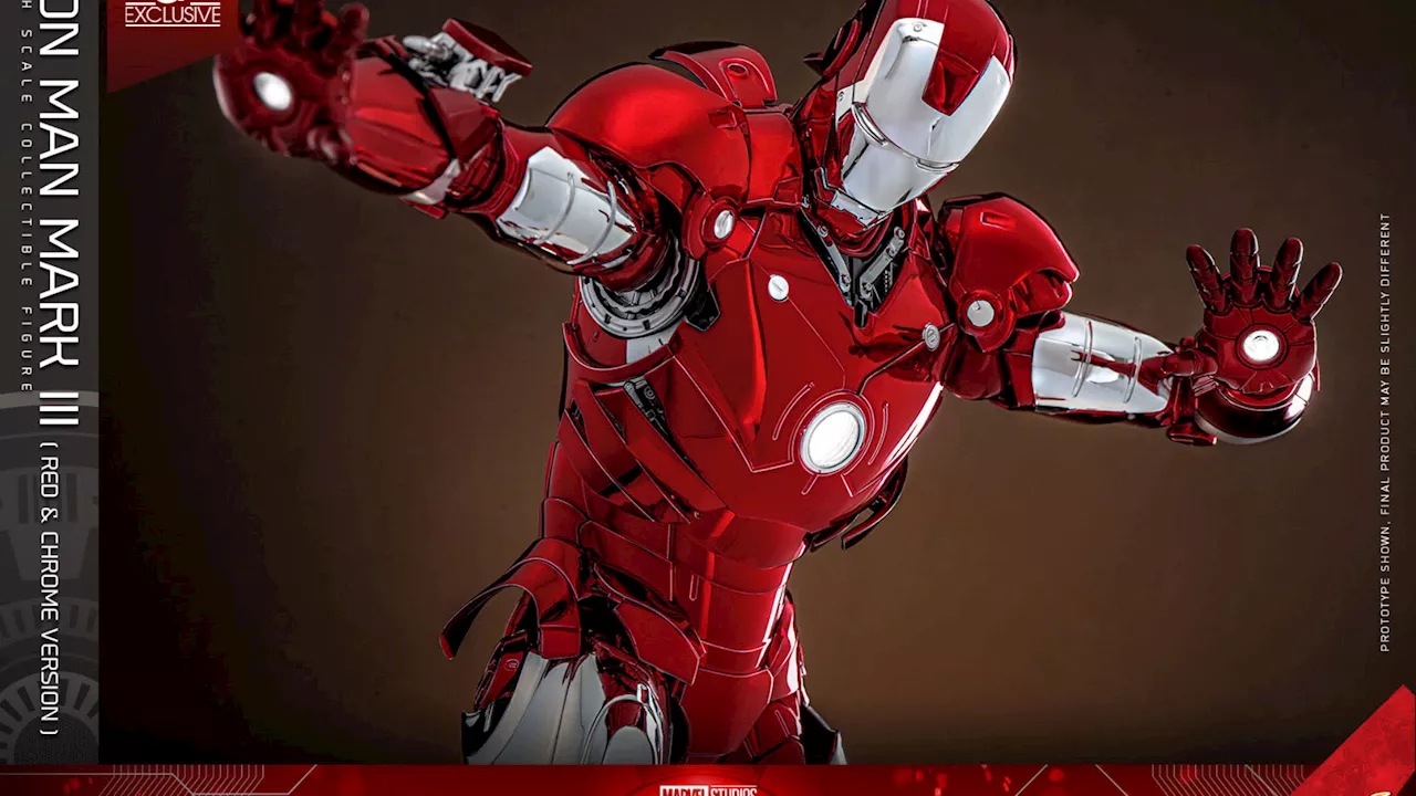 Hot Toys Reveals Exclusive Iron Man Mark III Red and Silver 1/6 Figure