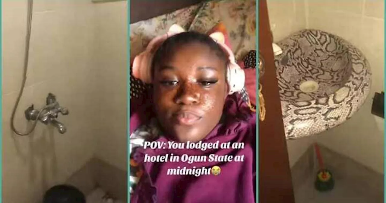 Lady Who Lodged in Hotel at Midnight Displays Strange Sink in Bathroom, Video Trends Online