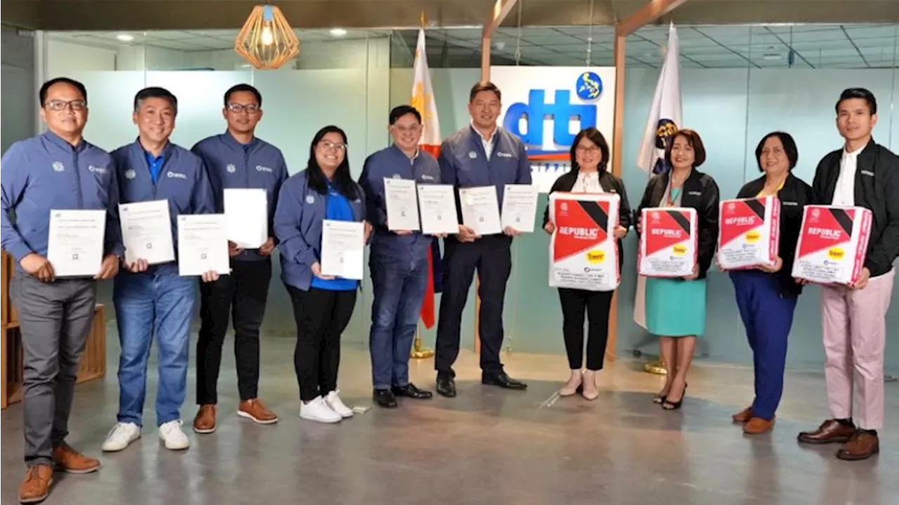 Republic Cement becomes first cement company to receive DTI Domestic Bidder’s Certificate of Preference