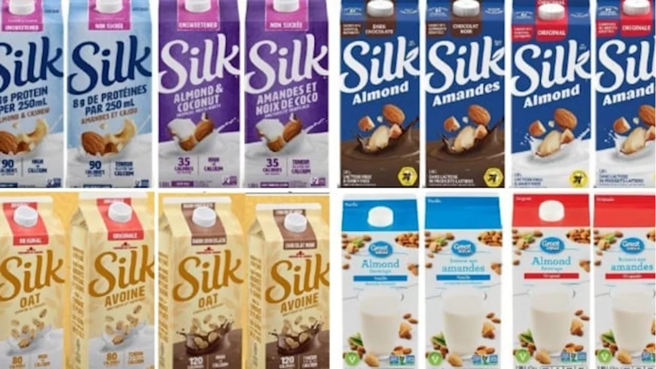 Silk, Great Value plant-based beverage recall linked to 9 listeriosis cases in Ontario