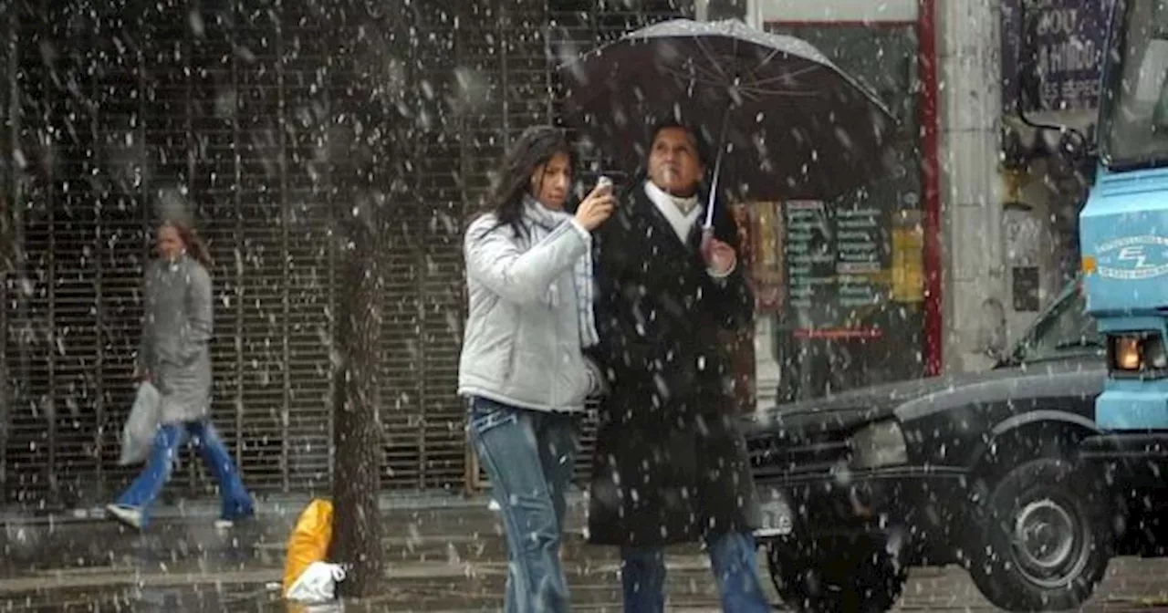 NIEVE en BUENOS AIRES: dónde puede caer este martes 9 de julio