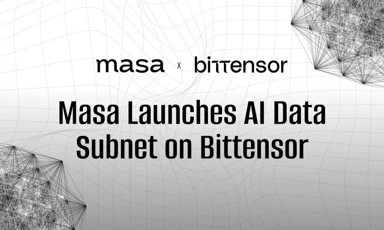 Masa Launches LLM-Powered AI Data Subnet on Bittensor, Bringing Hundreds of Developers into the Ecosystem