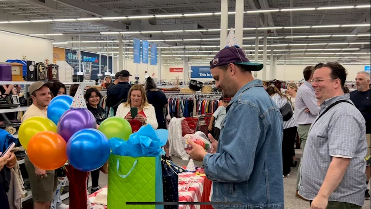 'Hilarious and fun': Ottawa man surprised with 40th birthday party inside Value Village