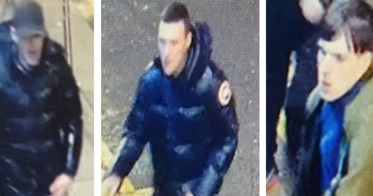 CCTV images released of three men after Glasgow city centre assault