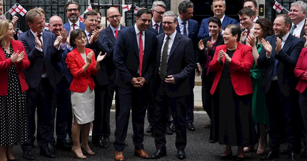 Keir Starmer meets Scottish Labour MPs in Downing Street following election win