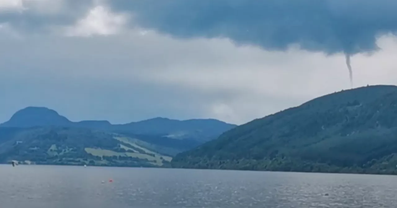 Monster twister in Loch Ness captured on camera by Nessie hunter