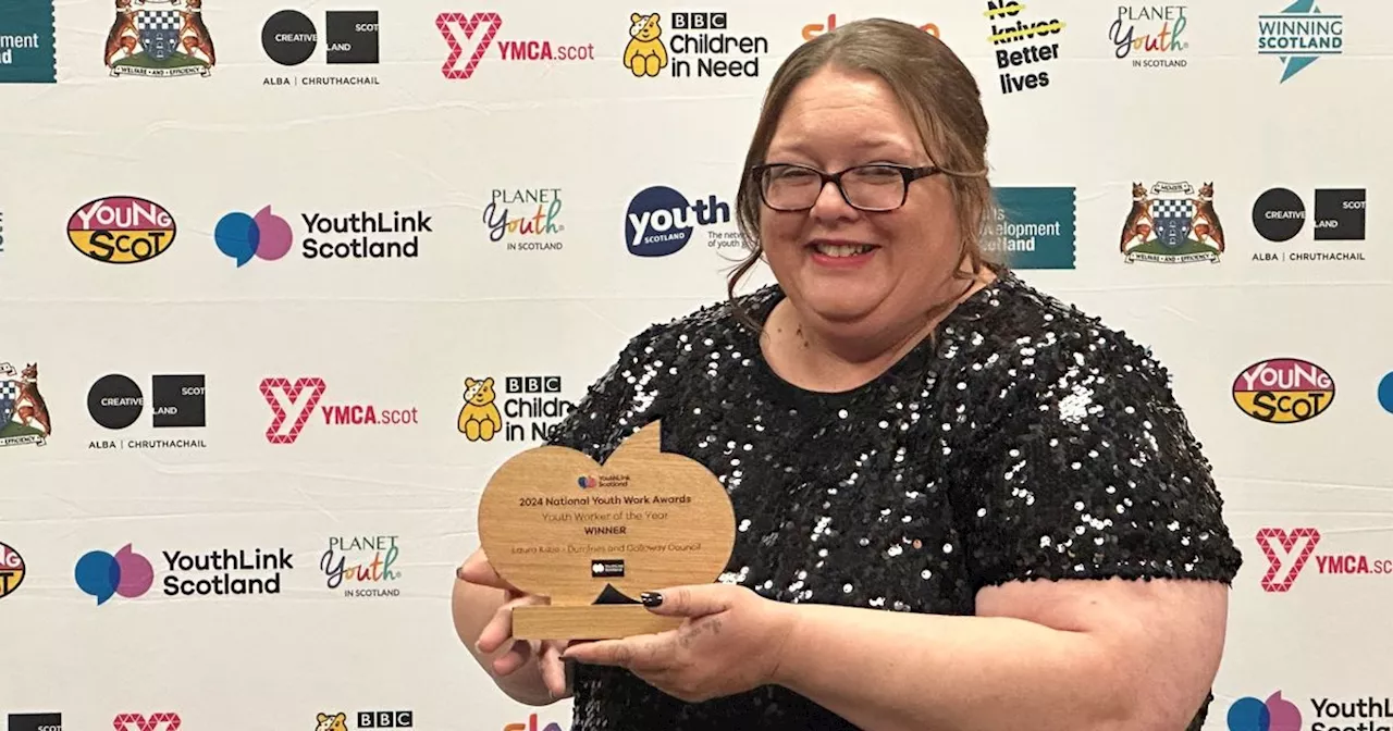 Top award for youth worker Laura