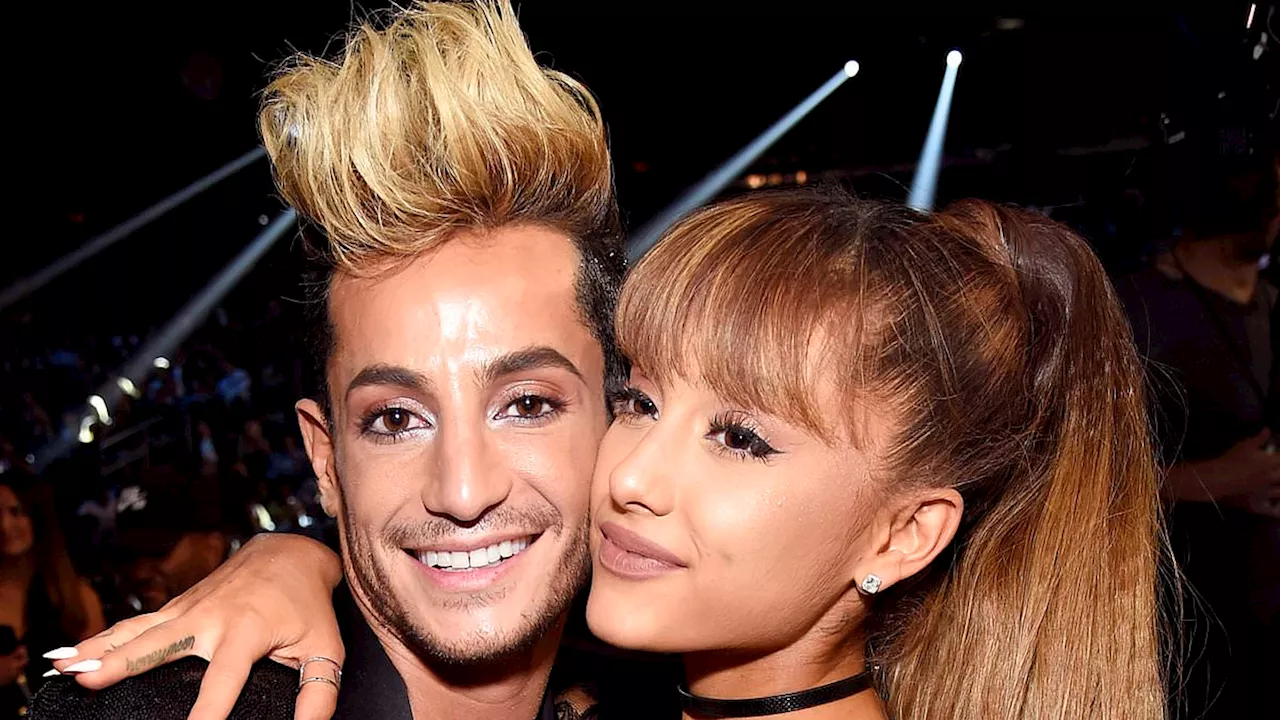 Ariana Grande's brother Frankie posts a grisly photo with black eyes after his nose job as his...