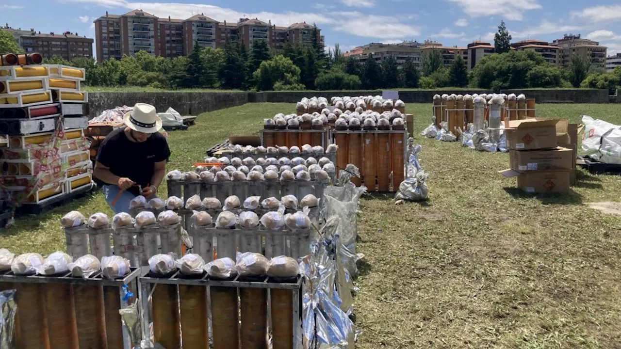 Dansker skød 654 kilo rent krudt af på 13 minutter til traditionsrig tyrefestival