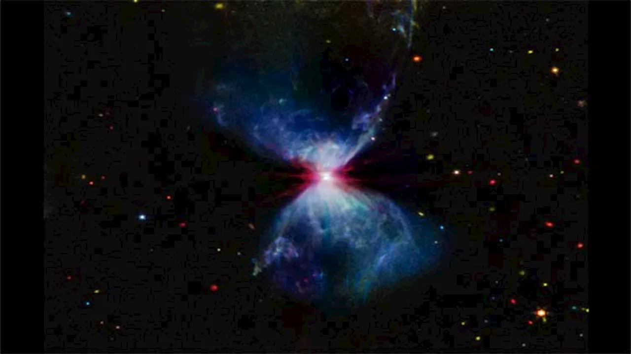 Nasa records 'fireworks' around forming star