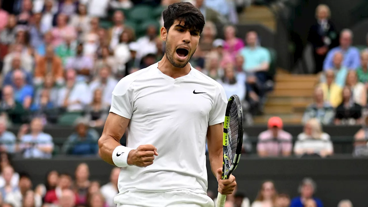 Alcaraz raggiunge Medvedev in semifinale a Wimbledon: Paul si arrende in 4 set