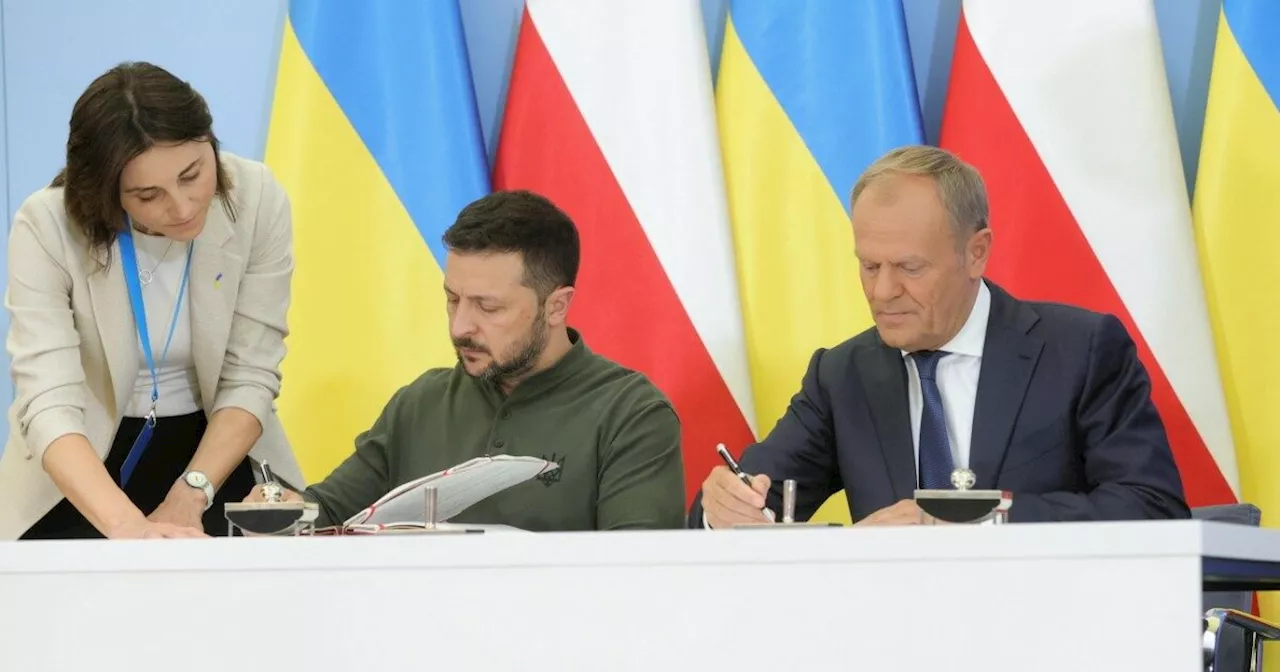 Accordo tra Tusk e Zelensky: “La Polonia potrà abbattere missili e droni russi nello spazio aereo…