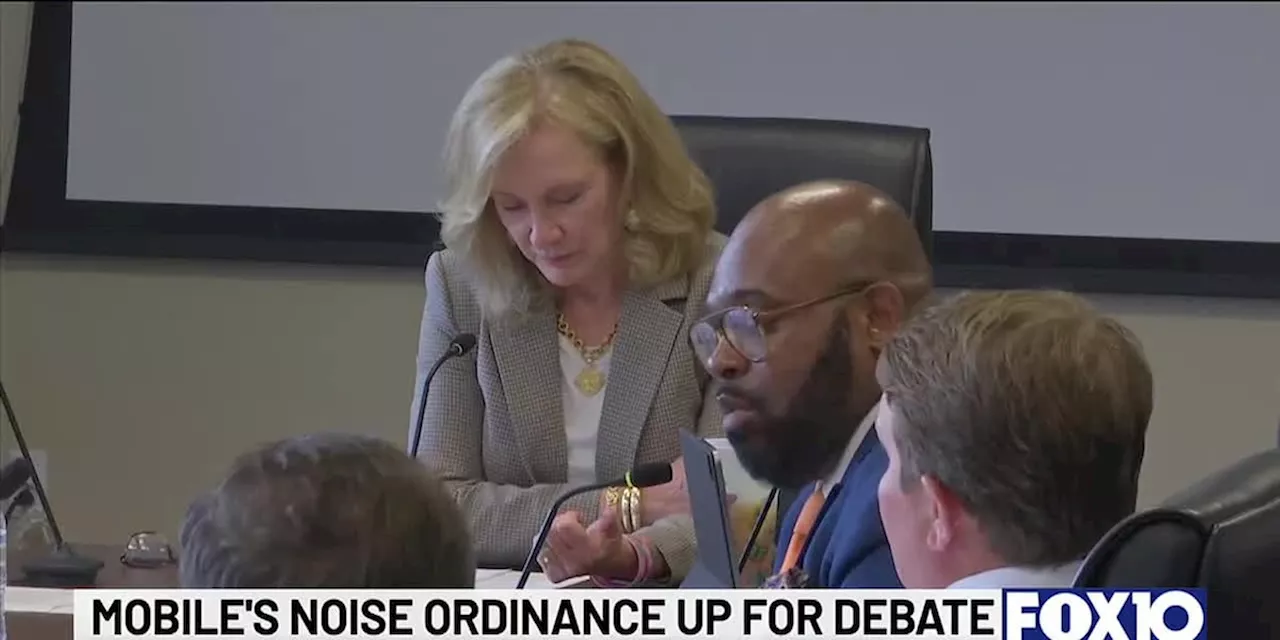 Mobile City Council debates changes to noise ordinance but status quo consensus emerges