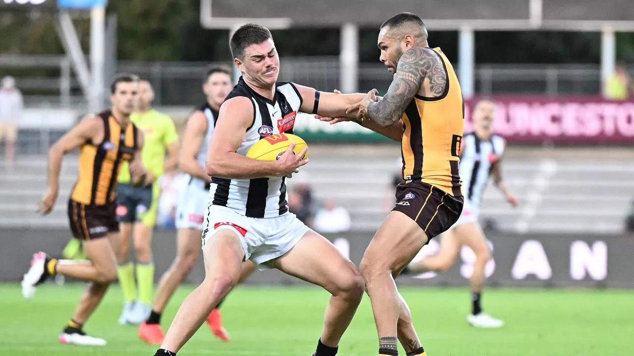 ‘Difficult and uncertain’: Pies youngster medically retired as concussion symptoms persist