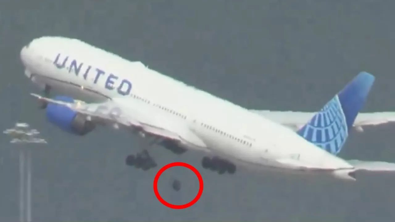 Wheel Falls Off United Airlines Boeing Plane in Mid-Air