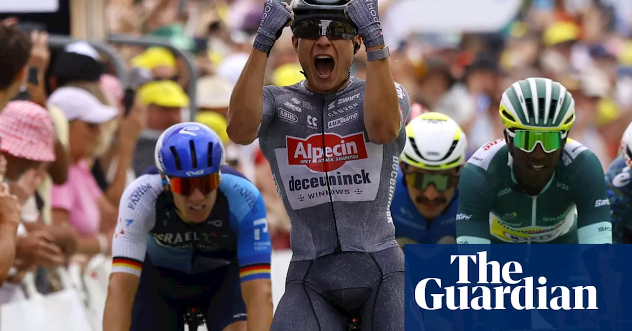 Tour de France: Philipsen wins stage 10 as lead quartet ramp up war of words