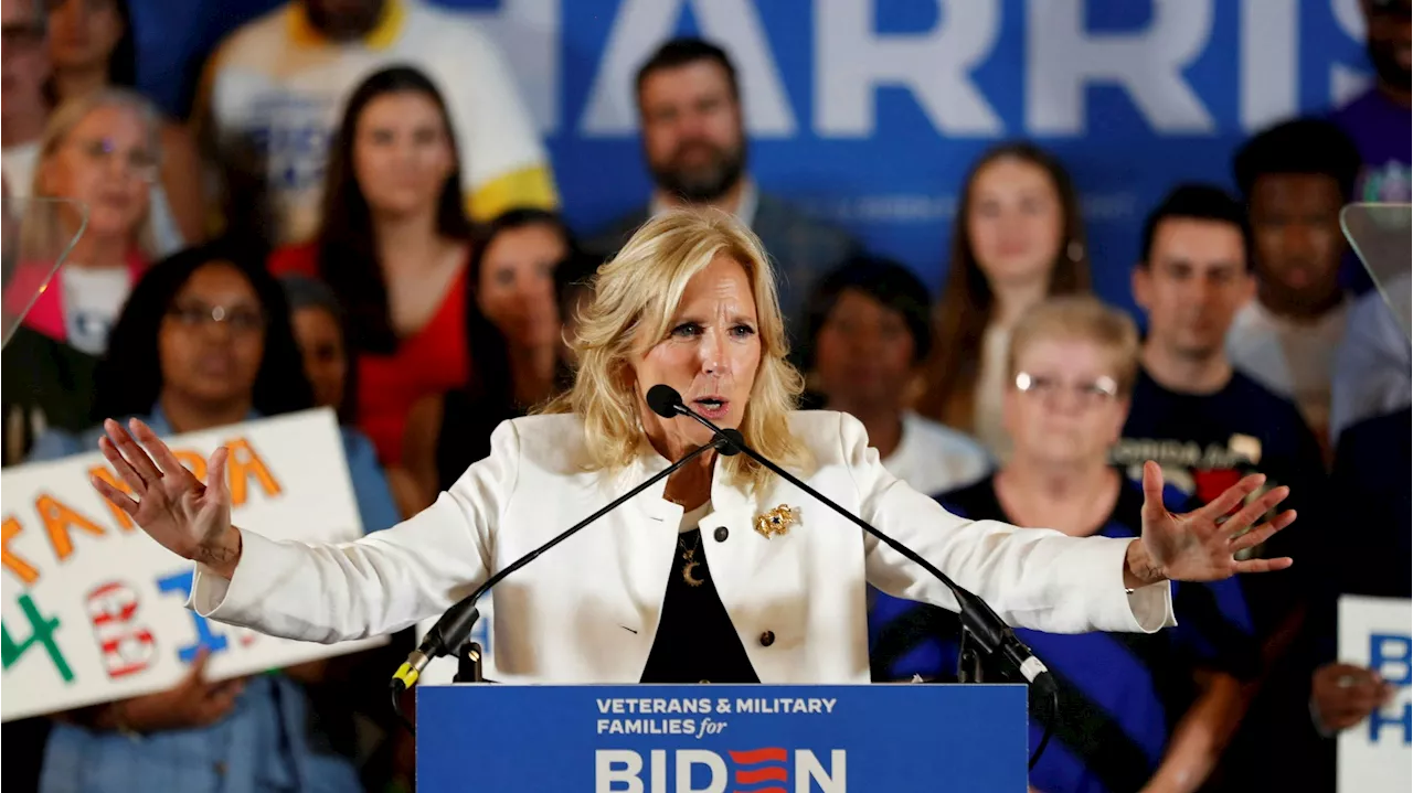 First Lady Jill Biden zieht jetzt in den Wahlkampf