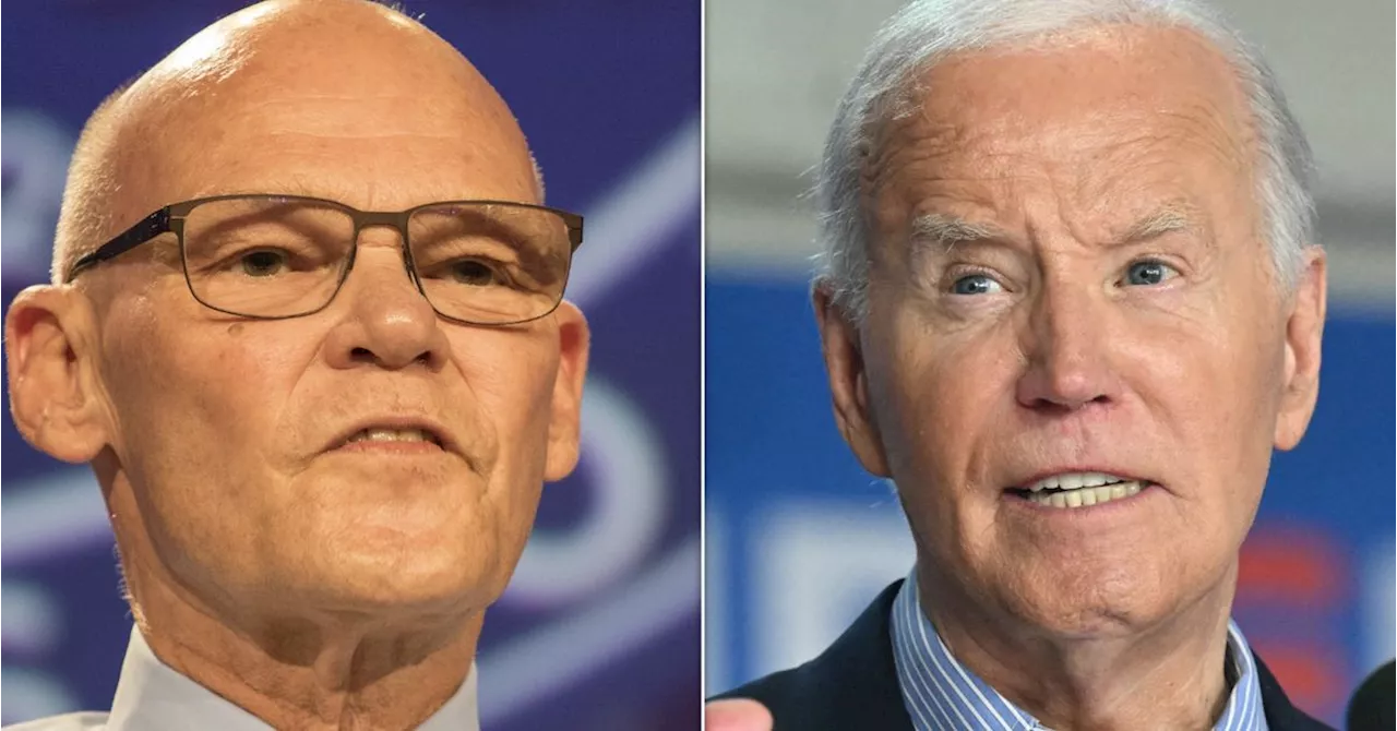 James Carville Says Biden Exit Is 'Inevitable': 'Everyone Knows What's Going On Here'