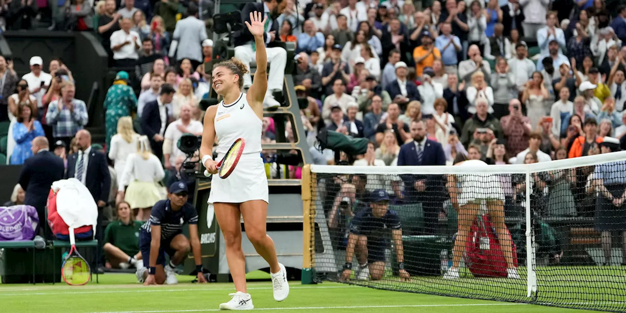 Jasmine Paolini è in semifinale a Wimbledon