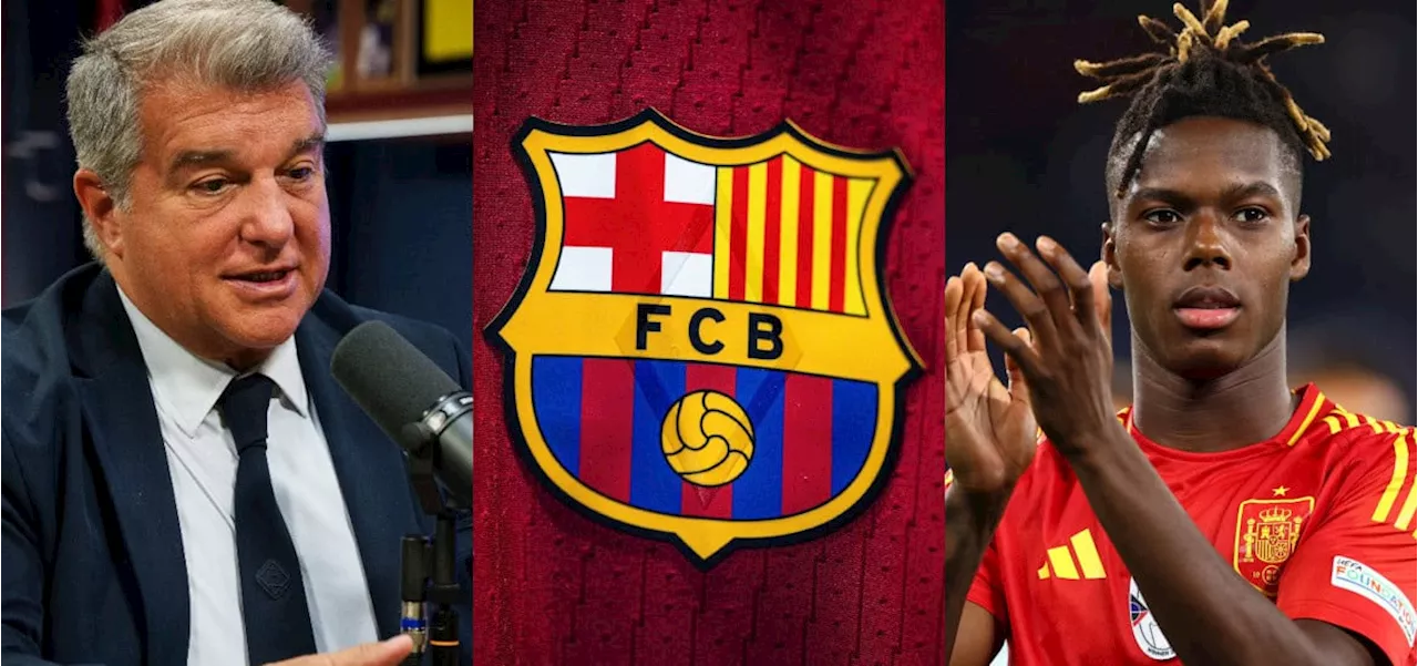 La sincera respuesta de Joan Laporta sobre si el FC Barcelona podría fichar a Nico Williams